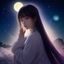 韩漫读者夜读星头像，戴眼镜的文艺青年，喜欢在深夜安静阅读奇幻题材韩漫